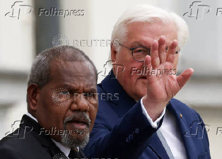 German President Steinmeier receives Papua New Guinea's Governor-General Dadae, in Berlin