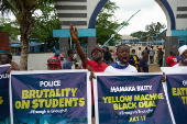 Nationwide protest in Liberia