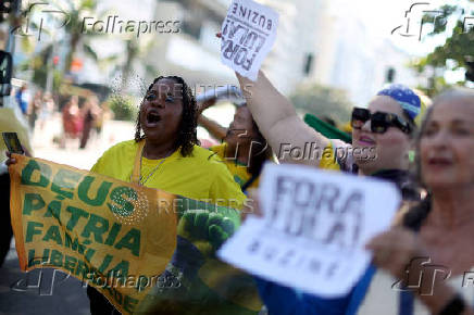 Demonstration in support of former Brazilian President Bolsonaro