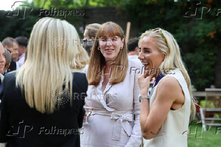 British Deputy PM Rayner hosts a reception to celebrate England's victory in the UEFA Women's EURO 2025, in London