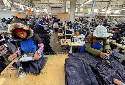 FILE PHOTO: Trump tariffs affect tiny Lesotho's US-dependent clothes factories