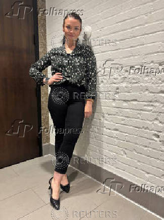 GLP-1 patient Yelena Kibasova, 40, poses in this undated handout picture