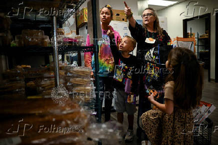 Food pantry is busy, weeks into the continuing U.S. government shutdown, in Fountain