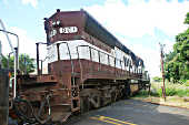  Antiga locomotiva da FCA (Ferrovia Centro Atlântico), em Uberaba (MG)