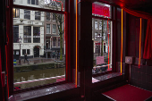 Garotas de programa no Distrito Vermelho em Amsterdã