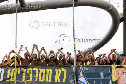 Rally in support of hostages abducted during the October 7, 2023 attack on Israel by Hamas, in Tel Aviv