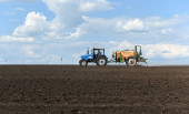 Farmers sow sunflower in Rostov region