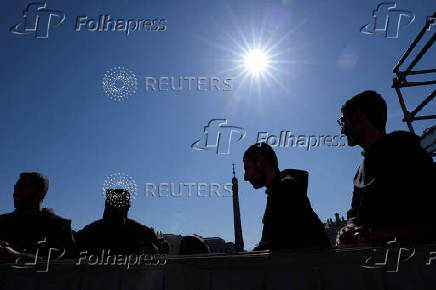 Pope Leo XIV holds the general audience in St. Peter's Square at the Vatican