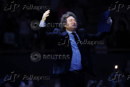 Argentine's President Milei attends the Madrid Economic Forum