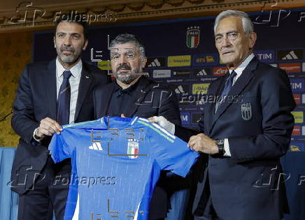 Gennaro Gattuso presented as new Italy head coach