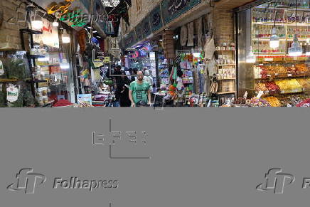 Daily life in a bazaar in Tehran amid ceasefire with Israel