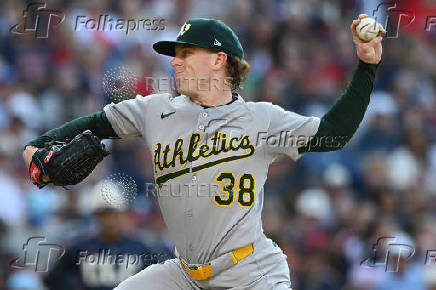 MLB: Athletics at Cleveland Guardians