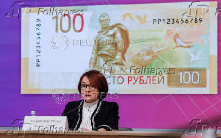 FILE PHOTO: Bank of Russia's advisory council for banknote design holds a meeting in Moscow