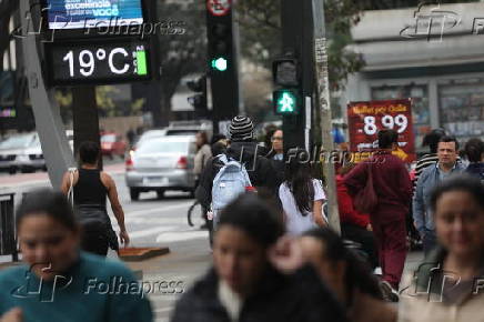 Tarde fria na Av. Paulista - SP