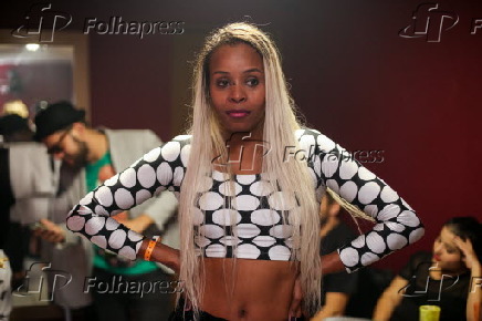 Roberta Rodrigues no show do Melanina Carioca