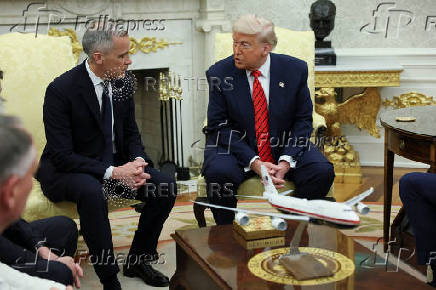 U.S. President Donald Trump meets Canadian Prime Minister Mark Carney in Washington