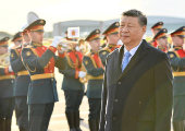 Chinese President Xi Jinping arrives in Moscow ahead of Victory Day celebrations