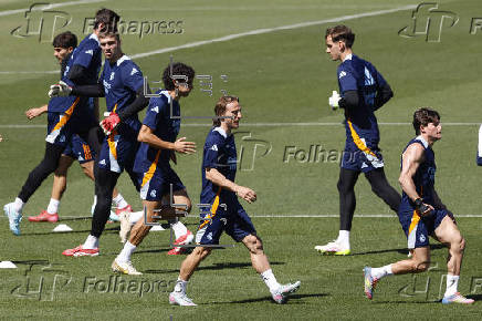 Entrenamiento del Real Madrid
