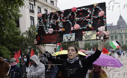 Solidarity protest for Palestine in Bucharest