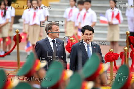 French President Emmanuel Macron visits Vietnam