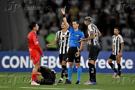Partida entre Botafogo e Universidad de Chile válida pela Copa Libertadores.