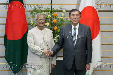 Chief adviser of Bangladesh's interim government Muhammad Yunus visits Japan
