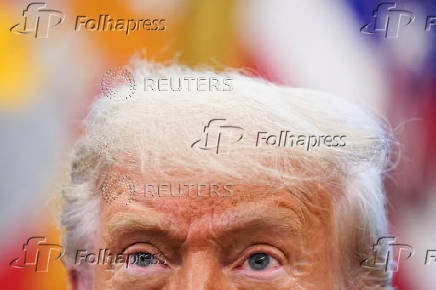 U.S. President Trump at the White House in Washington