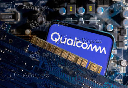 FILE PHOTO: Illustration shows Qualcomm logo
