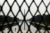 FILE PHOTO: Preparations for the U.S. Army 250th anniversary parade, in Washington