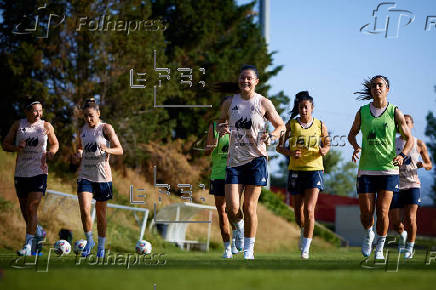 Sesión de entrenamiento para la Eurocopa