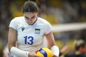 CEV Women's Volleyball European Golden League semifinal - Ukraine vs Sweden