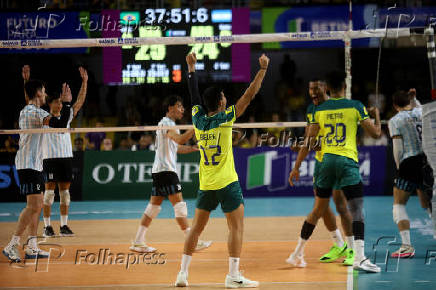 Brasil e Argentina pela Copa América de Vôlei Masculino Novos Talentos