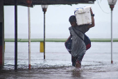 Heavy rains in Puerto Carreno