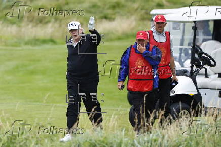 US President Donald Trump visits Scotland