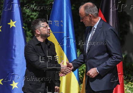 Ukraine's President Zelensky visits Berlin