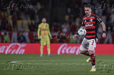 Partida válida pela Copa Libertadores da América entre Flamengo e Internacional