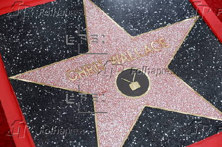 Chris Wallace receives star on the Hollywood Walk of Fame