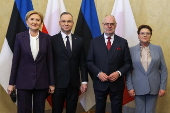 Polish President Duda visits Estonia
