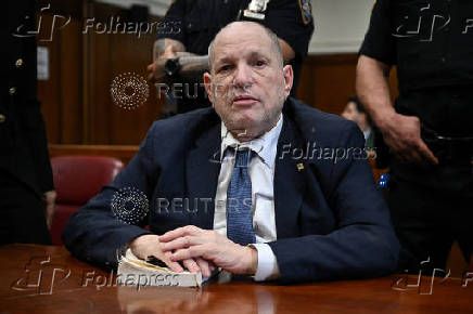 Harvey Weinstein appears at Manhattan Criminal Court for his sexual assault trial, in New York City