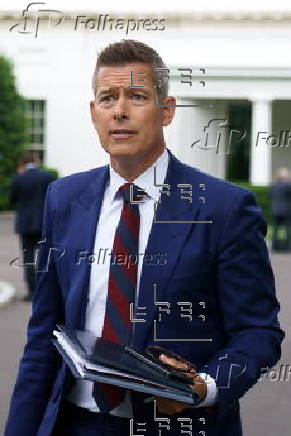 US Transportation Secretary Sean Duffy speaks to the media at the White House