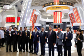 Taiwan President Lai Ching-te visits the Computex exhibition in Taipei