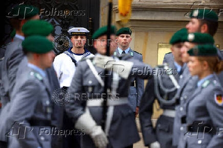Swearing-in ceremony for new recruits of the German armed forces Bundeswehr, in Berlin