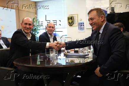 Greek Deputy Minister of Sports meets with Olympiacos BC owners in Athens
