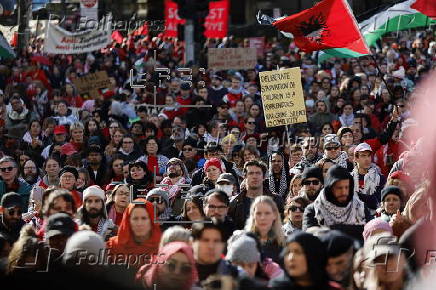 Pro-Palestine rally for Gaza in Melbourne