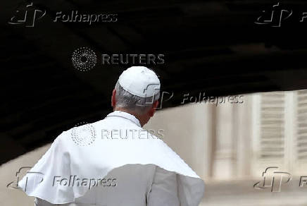 Pope Leo XIV holds general audience in St. Peter's Square, at the Vatican