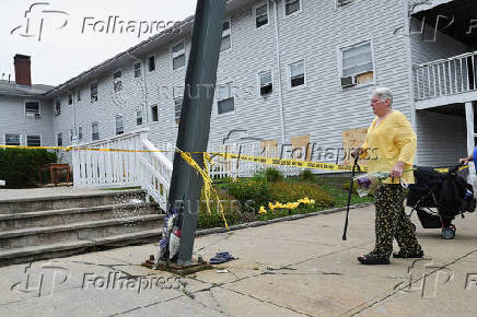 Gabriel House Assisted Living Facility after a deadly fire broke out in Fall River