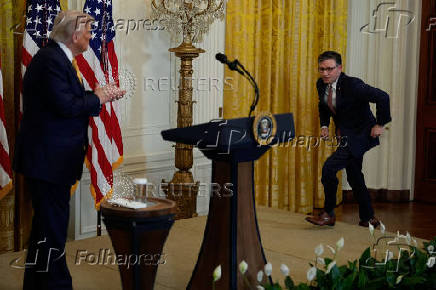 U.S. President Trump hosts dinner with Republican members of Congress at the White House in Washington