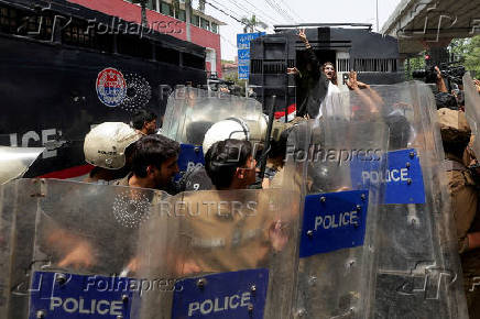Protest in support of Pakistan's former Prime Minister Imran Khan in Lahore