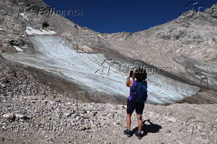 Climate change affects Zugspitze, Germany’s largest glacier