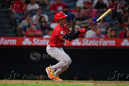 MLB: Cincinnati Reds at Los Angeles Angels